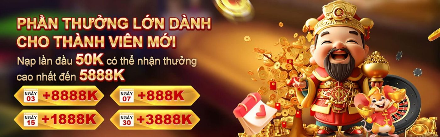 thưởng thành viên mới